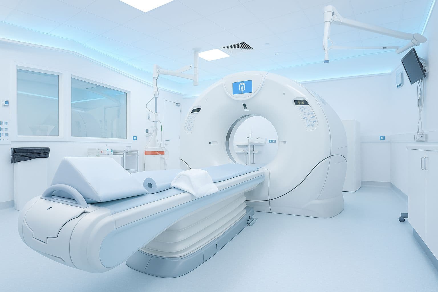 CT scanner room for spinal and musculoskeletal diagnostic imaging